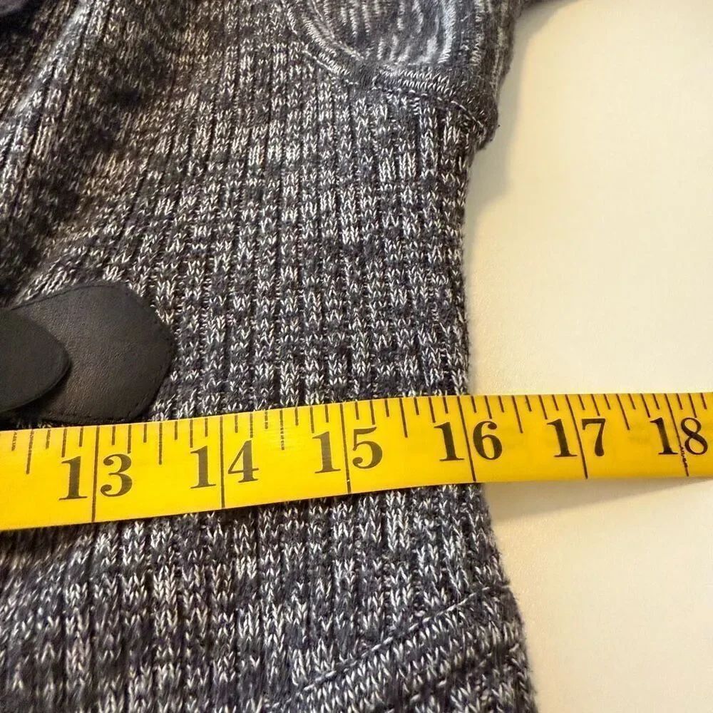 Margaret O’Leary Gray Moto Lagenlook Sweater Jacket Size L - Picture 6 of 13
